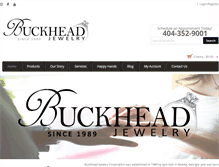 Tablet Screenshot of buckheadjewelry.com